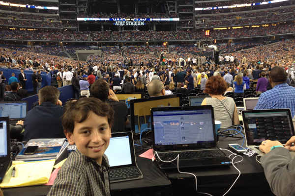 kid reporter jake aron final four 2014
